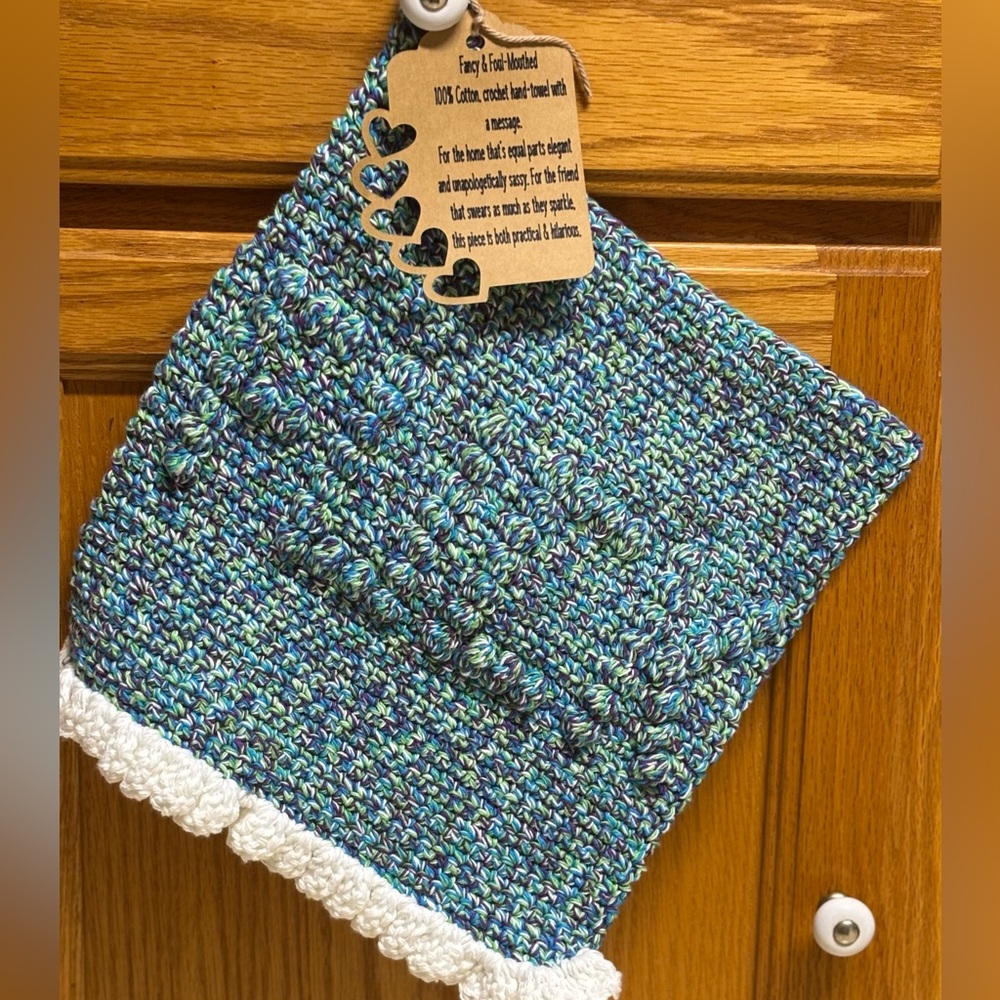 Handmade F*CK Cotton Hand-towel